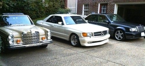 Mercedes 560sec wide body amg custom, 500e, 560sel, s600, 300ce, 190e, hammer,