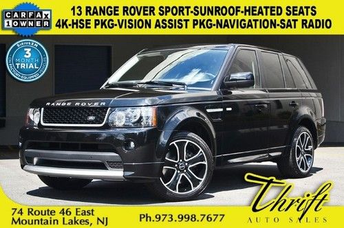 13 range rover sport-4k-hse pkg-vision assist pkg-navigation-sat radio-