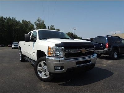 11 chevy silverado 2500hd 4x4 ltz duramax diesel black leather heated seats roof