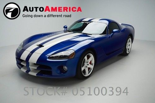 14k low miles dodge viper srt10 leather stunning blue color 6 speed manual