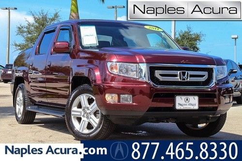 11 ridgeline rtl, 4wd crewcab, remaining warranty, free shipping! we finance!