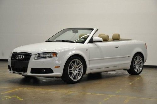 09 audi a4 convertible s-line 2.0 t, cpo warranty to 100k miles we finance!!!!