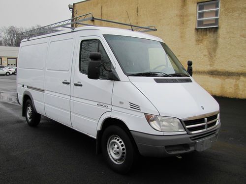 Dodge sprinter 2500 turbo diesel cargo van!!! roof racks, shelves, one owner!!!