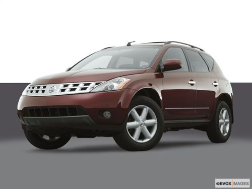 2005 nissan murano sl sport utility 4-door 3.5l