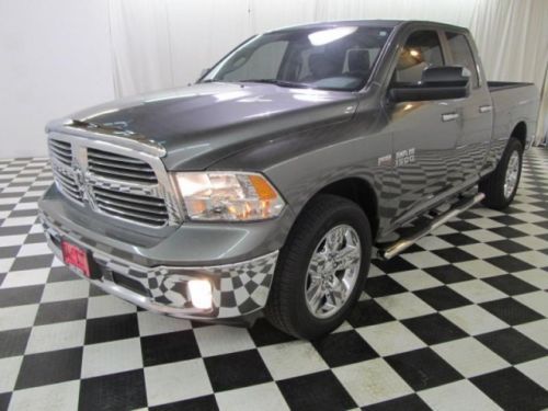 2013 grey big horn 4wd quad short box cloth ac cruise traction control!!