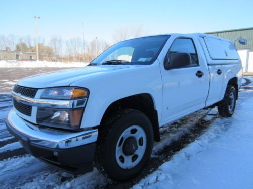 2009 chevy colorado pickup truck 3.7l auto 1-owner specialty bed with cap clean!