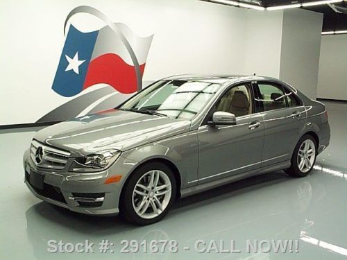 2013 mercedes-benz c300 sport 4matic/awd sunroof nav 8k texas direct auto