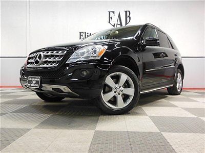 2011 ml350 4matic 32k-navigation-camera-running boards-clean carfax-black/tan