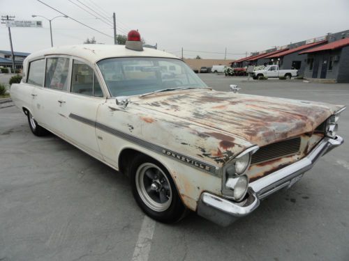 1963 pontiac bonneville ambulance -combo- funeral coach  built by superior coach