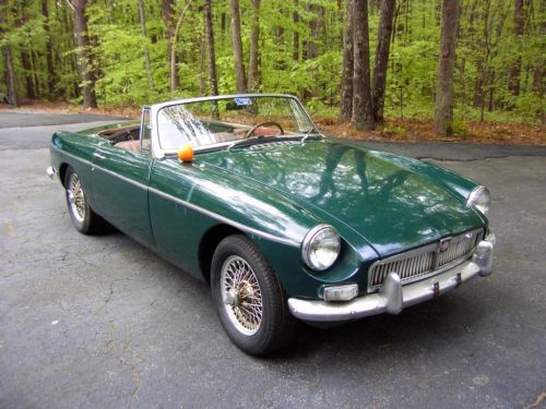 Vintage classic 1967 mgb roadster running and driving original 67 1967 mg b