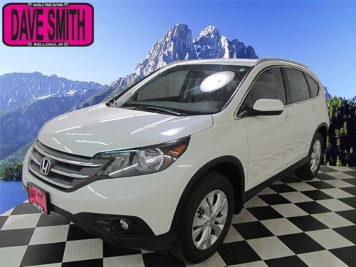 12 honda cr-v ex-l awd heated leather seats sunroof auto ac cruise we finance