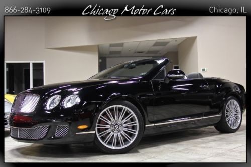 2010 bentley continental gtc speed triple black! hard loaded serviced wow naim