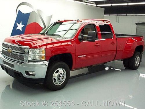 2011 chevy silverado 3500 hd ltz crew diesel dually 56k texas direct auto