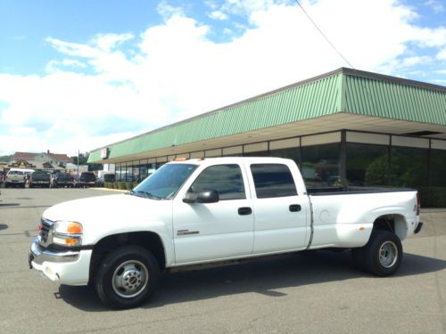 1 owner - 4x4 - crew cab - sle - 6.6l duramax turbo diesel -dually - no reserve