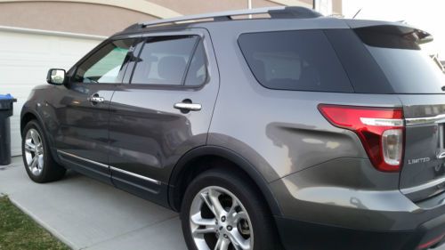 2013 ford explorer limited sport utility 4-door 3.5l 15k miles grey black