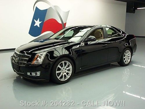 2008 cadillac cts climate seats pano sunroof nav 69k mi texas direct auto