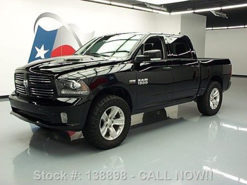 2014 dodge ram sport crew 4x4  hemi rear cam 20&#039;s 6k mi texas direct auto