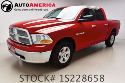 2010 dodge ram 1500 slt 72k miles cruise aux crewcab bedliner reg.bed cln carfax