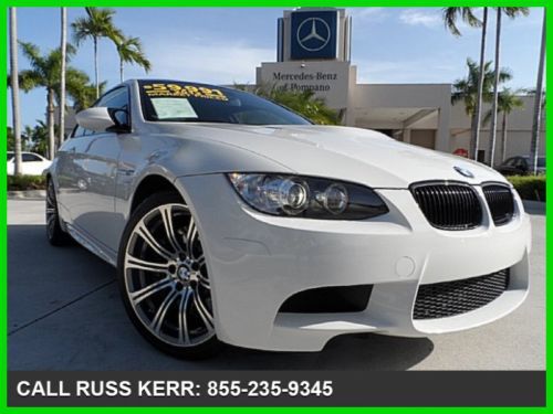 2013 bmw m3 4l v8 32v manual rear wheel drive coupe carbon fiber leather trim