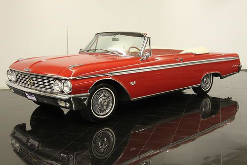 1962 ford galaxie 500 convertible 390ci v8 auto fresh cosmetic restoration ps pb