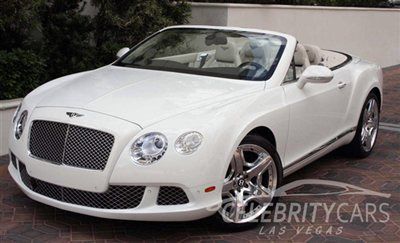 2013 bentley continental gtc w12 mulliner package one owner 21" wheels 4k miles