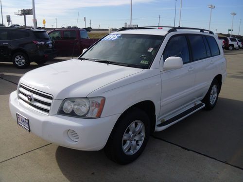 2003 toyota highlander sport utility 4-door 3.0l leather