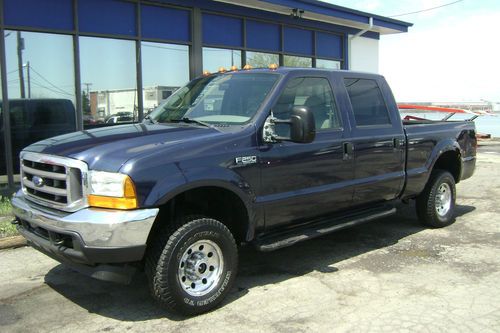 2001 ford f-250 xlt crew cab v8 auto 4x4 needs work cheap!! no reserve!!