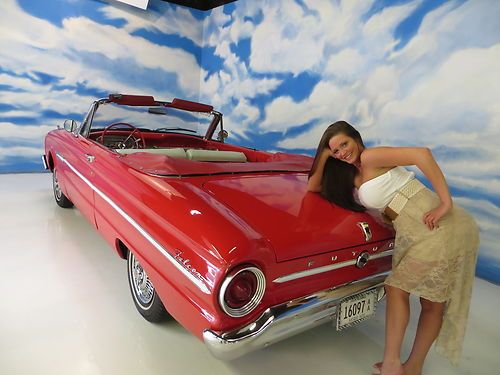 1963 ford falcon futura convertible red fresh 60 classic 50