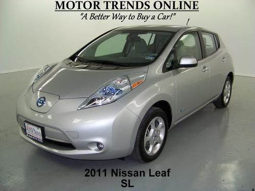 Sl navigation rearcam zero emissions bluetooth 2011 nissan leaf 7k houston tx