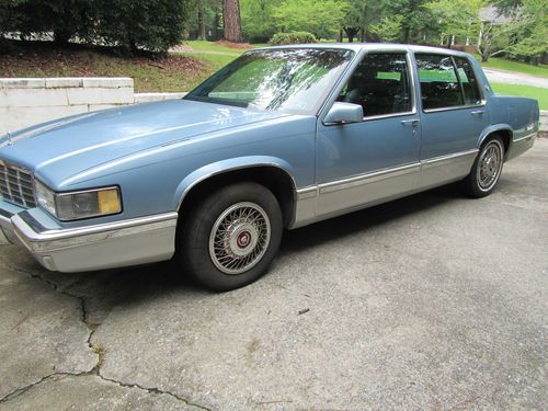 1991 cadillac deville base sedan 4-door 4.9l