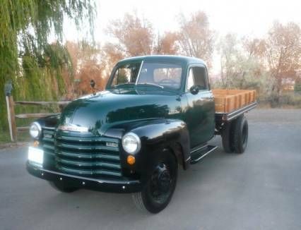 Find used 1953 Chevy 1 Ton Flatbed Dually - 3800 Series A TRUE CLASSIC ...