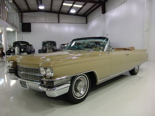 1963 cadillac eldorado biarritz convertible, factory air conditioning, restored!