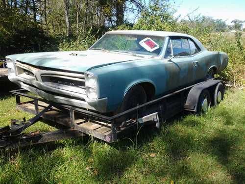 1966 pontiac gto 389 barn find