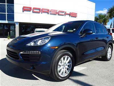 2012 porsche cayenne 3.6l. porsche certified! 1 owner! call 239.225.7601 today!