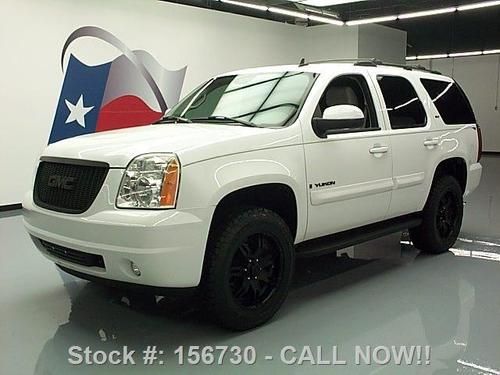 2007 gmc yukon 4x4 lift 7-pass heated leather dvd 20&#039;s texas direct auto