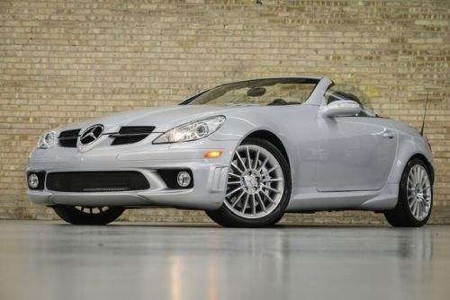 2007 mercedes benz slk55 amg!! p3 airscarf! low miles 4k!! one onr cln carfax!!