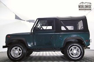 1997 land rover defender d90 rare 4x4 v8 new badger top!