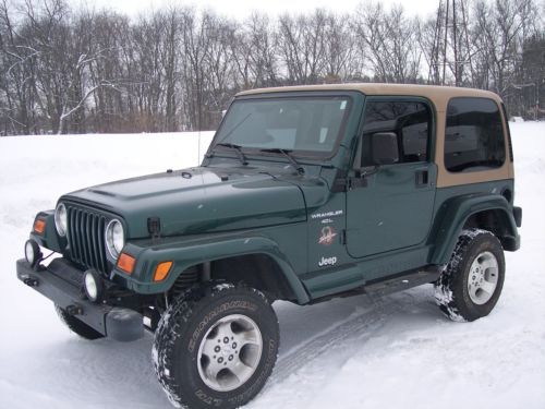 2000 jeep wrangler sahara sport utility 2-door 4.0l