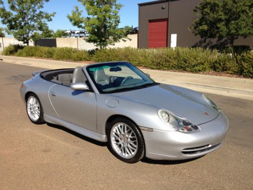 2001 porsche carrera 911 convertible salvage damaged wrecked rebuildable 01 996