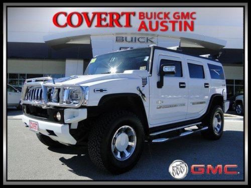 08 hummer h2 luxury suv 4wd 4x4 leather sunroof dvd