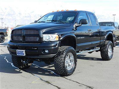 Dodge ram crew cab cummins diesel laramie 4x4 custom lift wheels tires leather