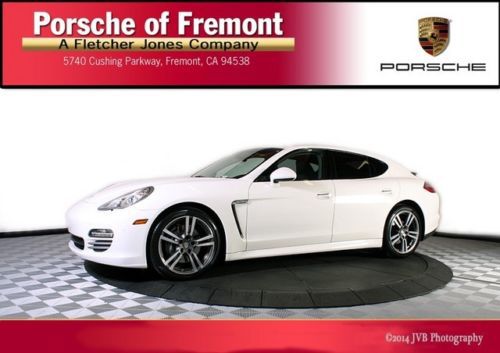 2012 porsche panamera 4, turbo wheels, low miles, carrara white, premium pkg!