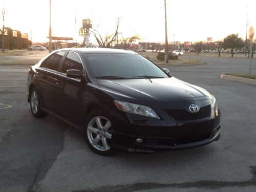 2007 toyota camry se sedan 4-door 3.5l black,lather