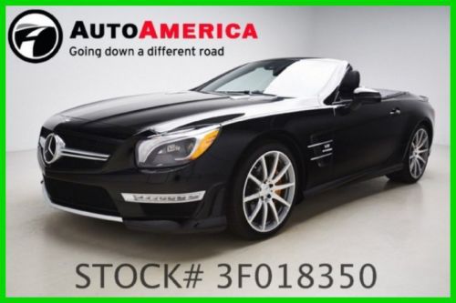 We finance! 3399 miles 2013 mercedes-benz sl-class sl63 amg premium moonroof