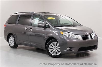 7-days *no reserve* &#039;12 sienna limited awd nav back-up jbl pano roof carfax