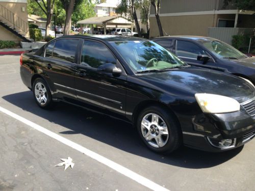 2007 chevrolet malibu lt sedan 4-door 3.5l v6 black great condition