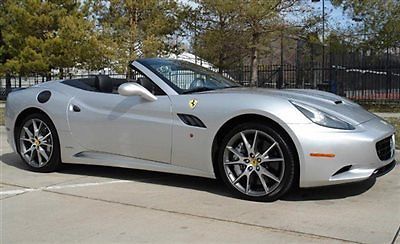 2010 ferrari california just 10k miles loaded &amp; beautiful silver&amp;black showpiece