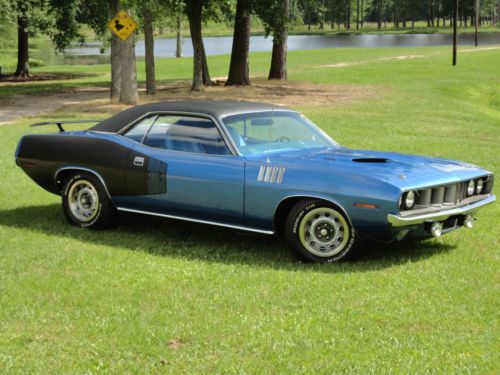 1971 plymouth barracuda &#039;cuda - rarely optioned