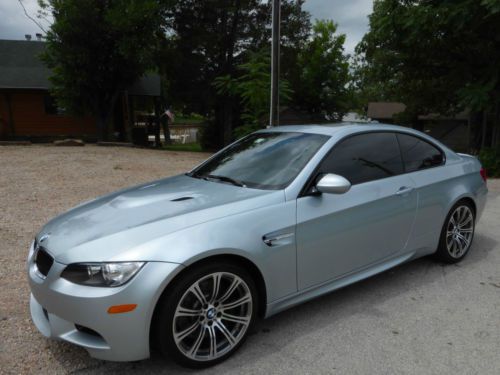 2011 bmw m3 coupe silverstone red interior loaded $74k msrp nav warranty prem 2