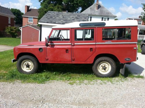 Pre defender land rover 1982 series iii 109 stage one v8 rhd